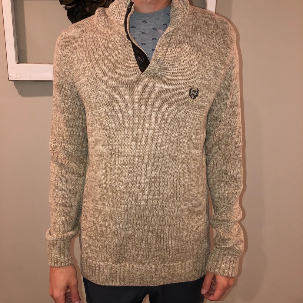 Chaps mock neck sweater
